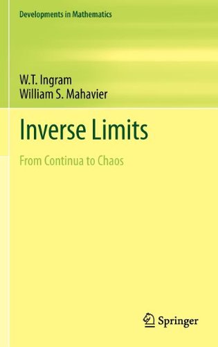 Inverse Limits From Continua To Chaos 1st Edition Wt Ingram