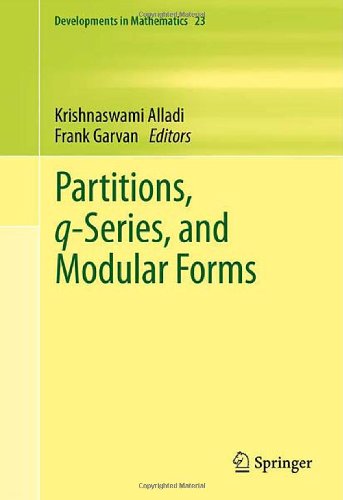 Partitions Qseries And Modular Forms 1st Edition George E Andrews