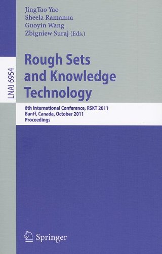 Rough Sets And Knowledge Technology 6th International Conference Rskt 2011 Banff Canada October 912 2011 Proceedings 1st Edition Jerzy W Grzymaabusse Auth