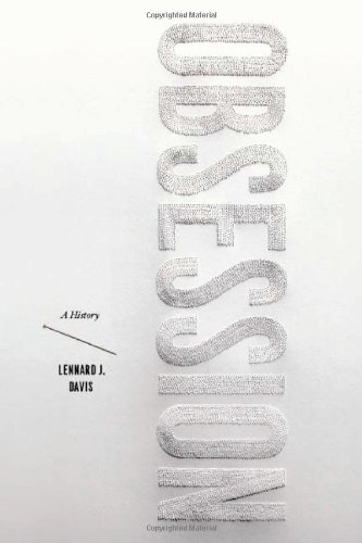 Obsession A History 1st Edition Lennard J Davis