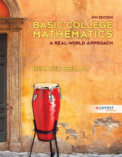 Basic College Mathematics Fourth Edition 4th Edition Ignacio Bello