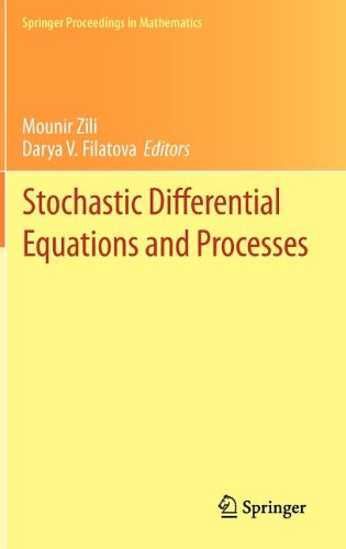 Stochastic Differential Equations And Processes Saap Tunisia October 79 2010 1st Edition Henri Schurz Auth