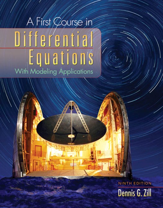 A First Course In Differential Equations With Modeling Applications 9th Edition Dennis G Zill