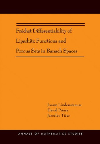 Frchet Differentiability Of Lipschitz Functions And Porous Sets In Banach Spaces Joram Lindenstrauss