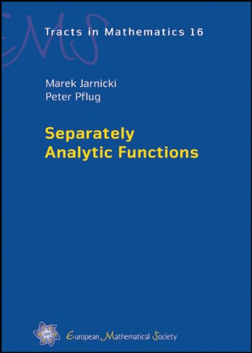 Separately Analytic Functions Marek Jarnicki Peter Pflug