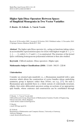 Mathematical Physics Analysis And Geometry Volume 14 V A Marchenko