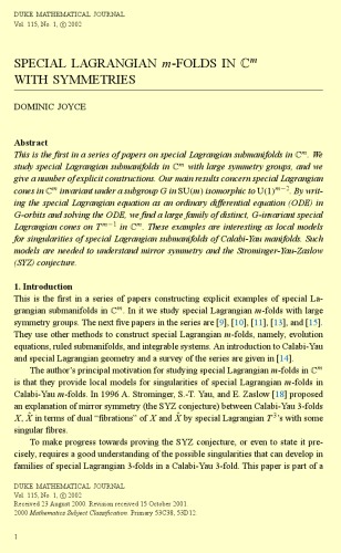Duke Mathematical Journal Volume 115 Jonathan Wahl Academic Editor