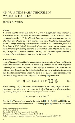 Duke Mathematical Journal Volume 120 Jonathan Wahl Academic Editor