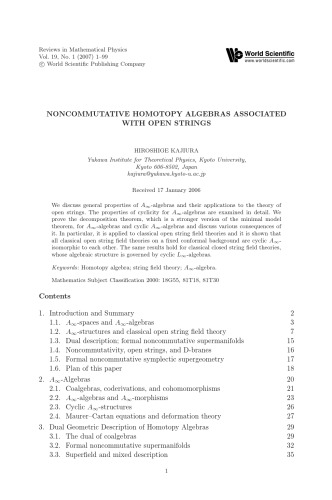 Reviews In Mathematical Physics Volume 19 H Araki V Bach