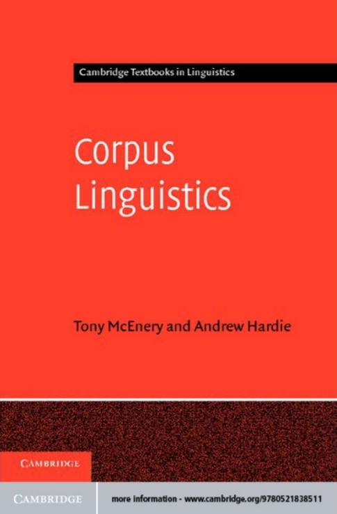 Corpus Linguistics Method Theory And Practice 1st Tony Mcenery