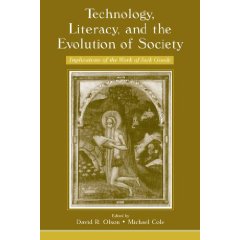 Technology Literacy And The Evolution Of Society Olson David R And Michael Cole Eds