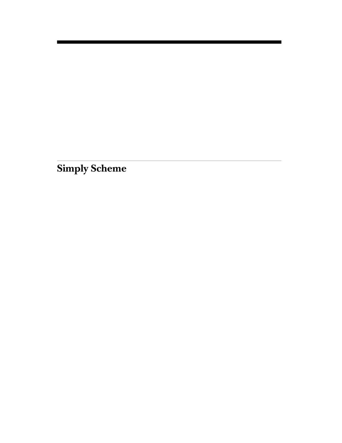 Simply Scheme Introducing Computer Science Harvey Wright