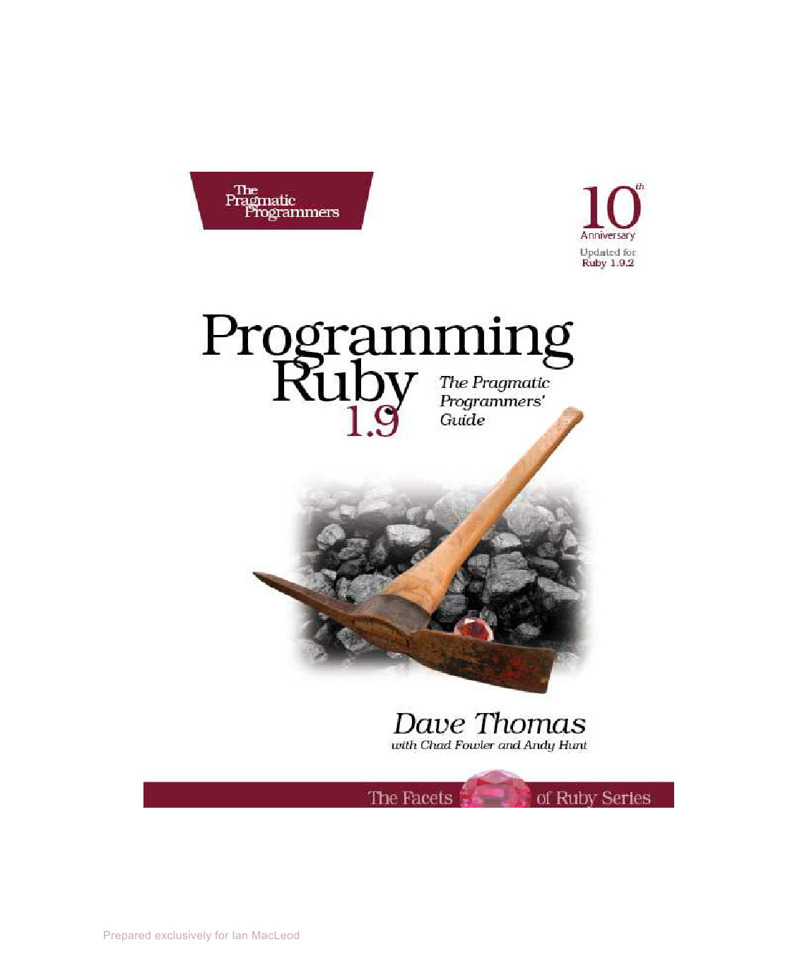 Programming Ruby 19 3rd Edition Dave Thomas