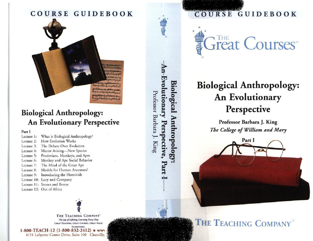 Biological Anthropology An Evolutionary Perspective Guidebook King