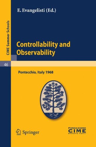 Controllability And Observability 1st Edition Re Kalman Auth