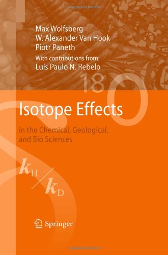 Isotope Effects In The Chemical Geological And Bio Sciences 1st Edition Max Wolfsberg