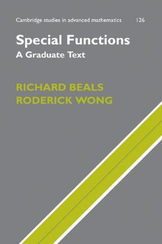 Special Functions A Graduate Text Richard Beals Roderick Wong