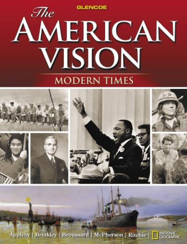 The American Vision Modern Times Tennessee Edition Interactive Student Edition 1st Edition Glencoemcgrawhill