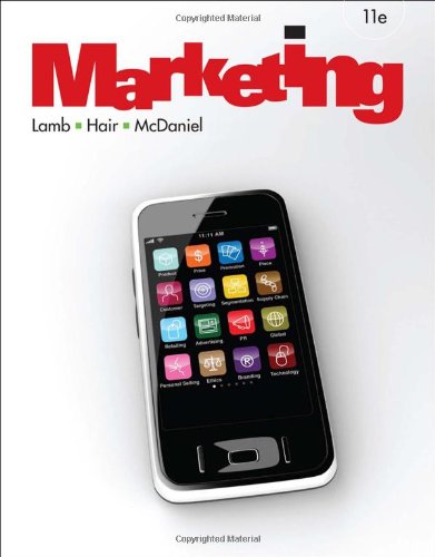 Marketing 11th Edition 11th Edition Charles W Lamb Joseph F Hair