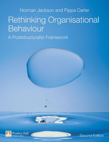 Rethinking Organisational Behaviour 2nd Edition 2nd Jackson