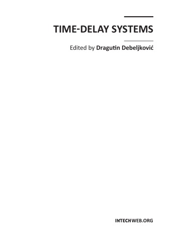 Timedelay Systems Dragutin Debeljkovic