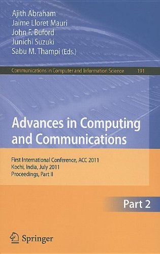 Advances In Computing And Communications First International Conference Acc 2011 Kochi India July 2224 2011 Proceedings Part Ii 1st Edition Korra Sathya Babu