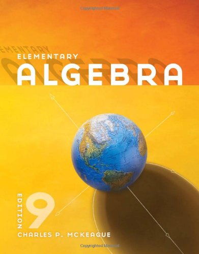 Elementary Algebra 9th Charles P Mckeague