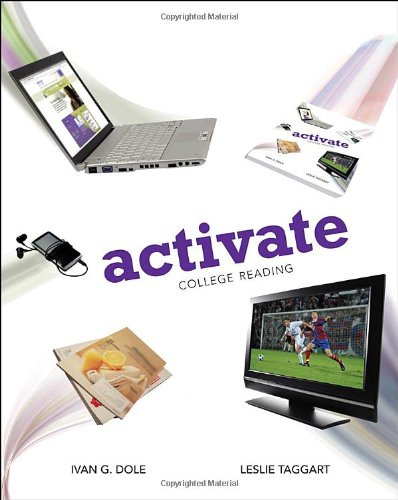 Activate College Reading 1st Edition Ivan Dole Leslie Taggart