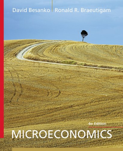 Microeconomics 4th Edition 4th Edition David Besanko Ronald Braeutigam