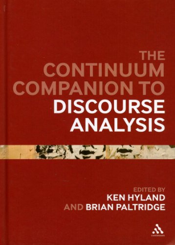 The Continuum Companion To Discourse Analysis Continuum Companions Ken Hyland