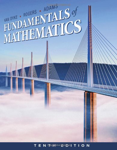 Fundamentals Of Mathematics 10th Edition 10th Edition James Van Dyke