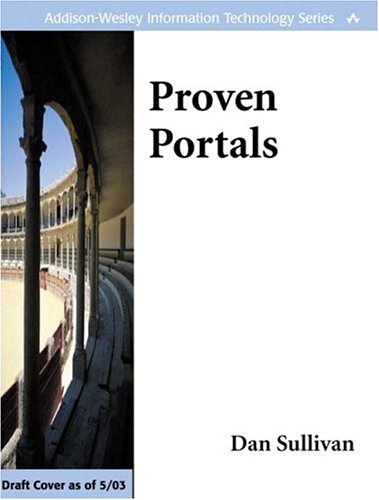 Proven Portals Best Practices For Planning Designing And Developing Enterprise Portals 1st Edition Dan Sullivan