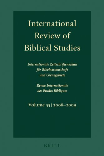 International Review Of Biblical Studies Volume 55 20082009 Lang