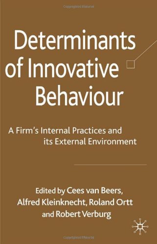 Determinants Of Innovative Behaviour A Firms Internal Practices And Its External Environment Cees Van Beers