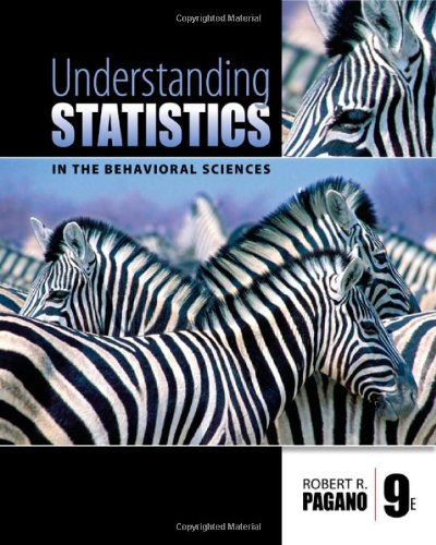 Understanding Statistics In The Behavioral Sciences 9th Edition Robert R Pagano
