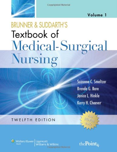 Brunner And Suddarths Textbook Of Medicalsurgical Nursing Two Volume Set Twelfth Edition 12th Edition Suzanne C Smeltzer