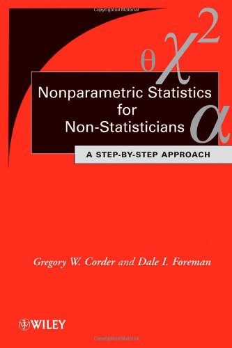 Nonparametric Statistics For Nonstatisticians A Stepbystep Approach 1st Edition Gregory W Corder