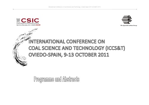 Proceedings Of The International Conference On Coal Science Technology 2011 Juan M D Tascón