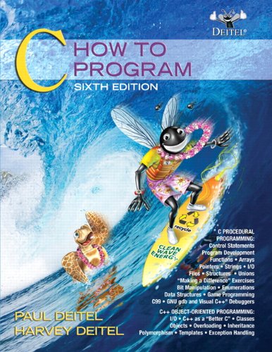 C How To Program 6th Edition 6th Paul Deitel Harvey M Deitel