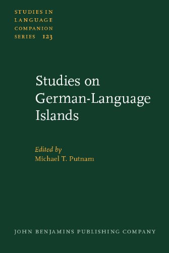 Studies On Germanlanguage Islands Michael T Putnam