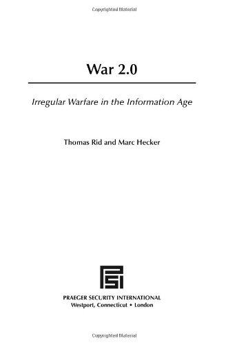 War 20 Irregular Warfare In The Information Age Praeger Security International Thomas Rid