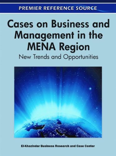 Cases On Business And Management In The Mena Region New Trends And Opportunities 1st Edition Elkhazindar Business Research And Case