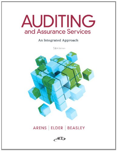 Auditing And Assurance Services An Integrated Approach 14th Edition 14th Alvin A Arens