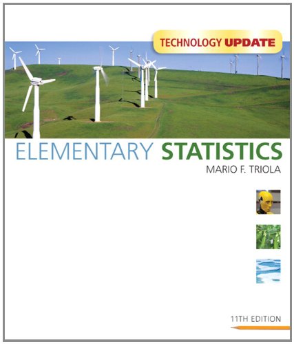 Elementary Statistics 11th Edition Technology Update 11th Mario F Triola