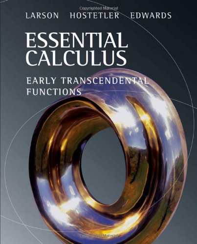Essential Calculus Early Transcendental Functions 1st Edition Ron Larson