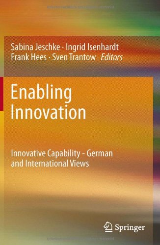 Enabling Innovation Innovative Capability German And International Views 1st Edition Sven Trantow