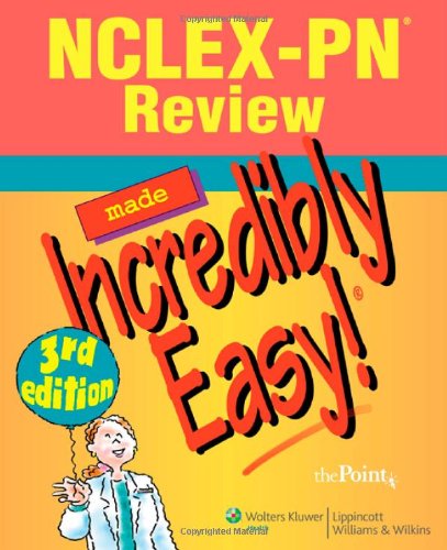 Nclexpn Review Made Incredibly Easy Incredibly Easy Series Third Springhouse