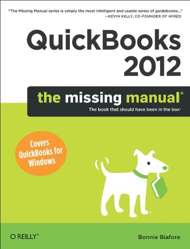 Quickbooks 2012 The Missing Manual 1st Edition Bonnie Biafore