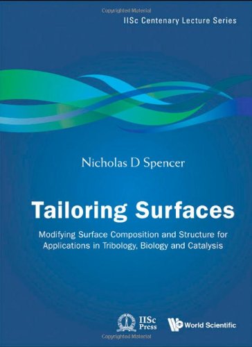 Tailoring Surfaces Modifying Surface Composition And Structure For Applications In Tribology Biology And Catalysis Iisc Centenary Lecture Series 1st Edition Nicholas D Spencer