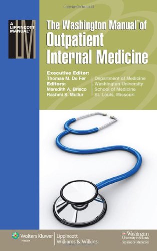 The Washington Manual Of Outpatient Internal Medicine 1st Edition Thomas M De Fer
